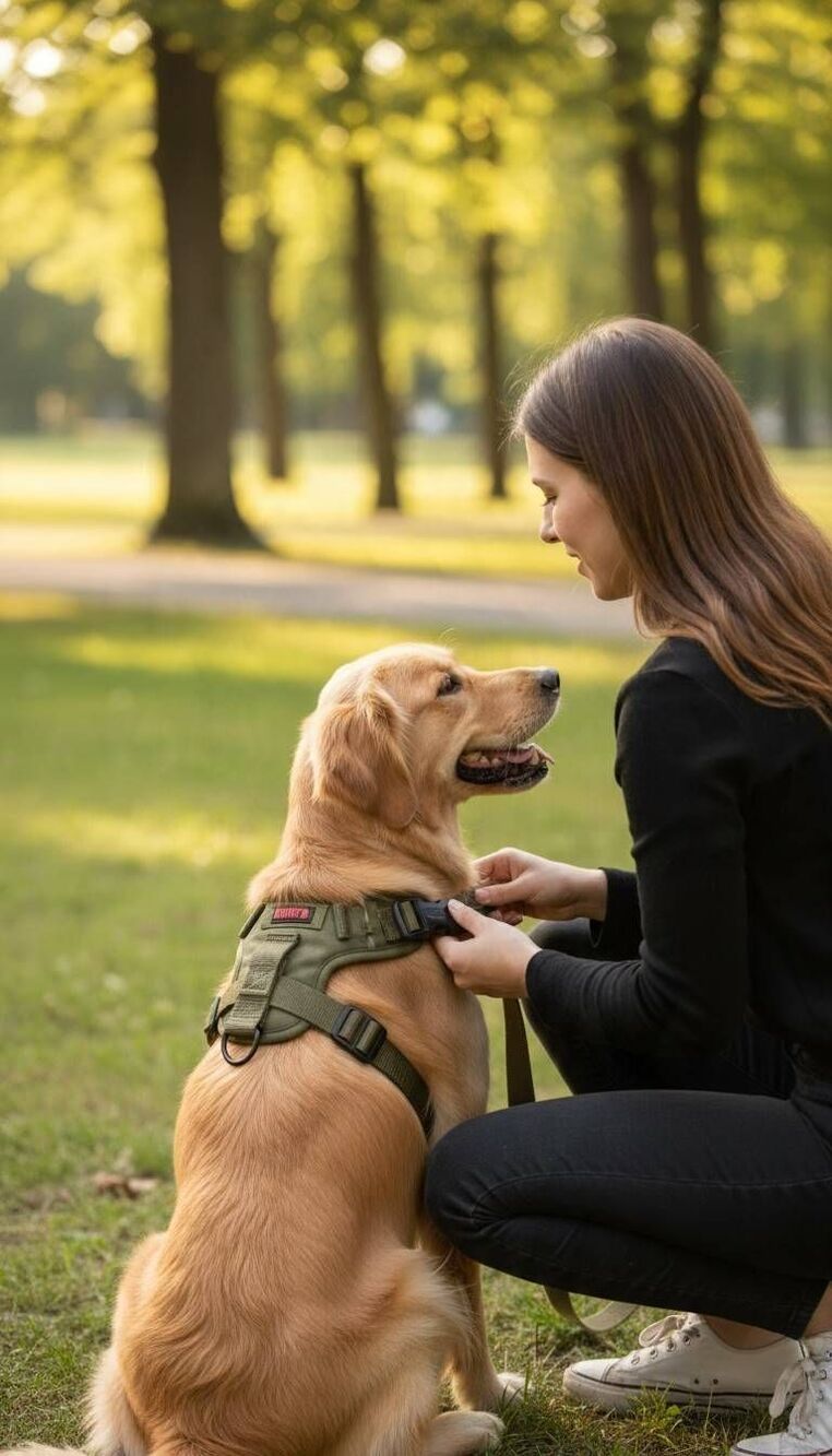Kong dog harness